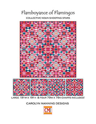 Flamboyance of Flamingos Cross Stitch Pattern by CM Designs