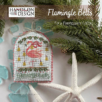Flamingle Bells Cross Stitch Pattern by Hands On Design