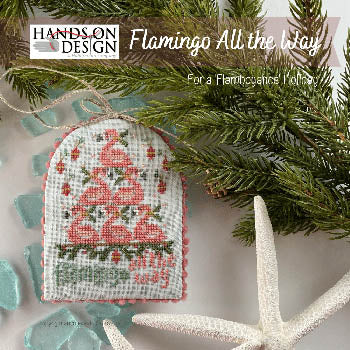 Flamingo All The Way Cross Stitch Pattern by Hands On Design