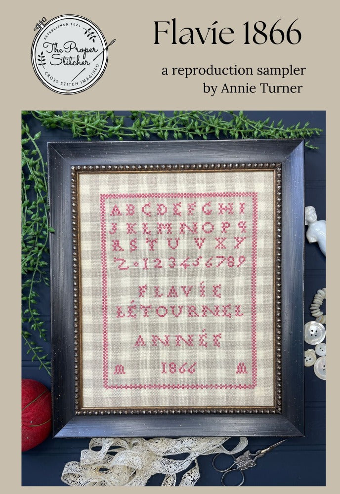 Flavie 1866 by The Proper Stitcher