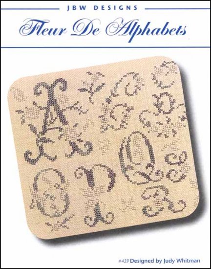 Fleur De Alphabets Cross Stitch Pattern by JBW Designs
