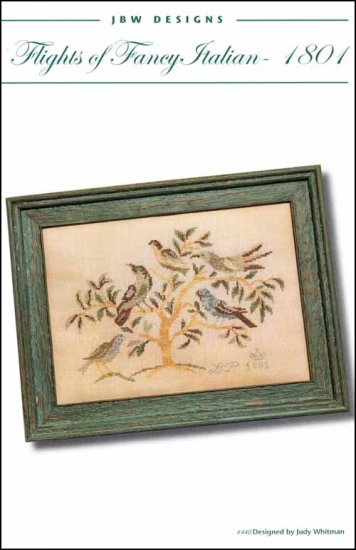 Flights of Fancy Italian 1801 Cross Stitch Pattern by JBW Designs