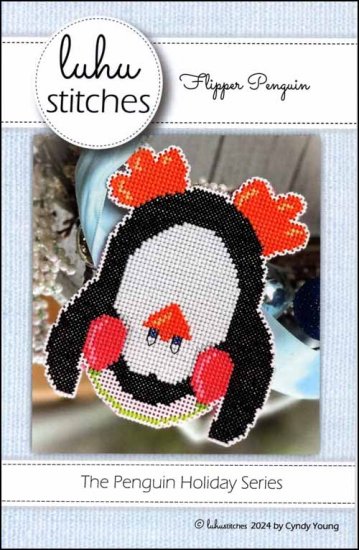 Flipper Penguin Cross Stitch Pattern by Luhu Stitches