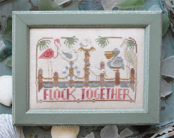Flock Together: To the Beach Series Pt 4 Cross Stitch Pattern by Hands On Design