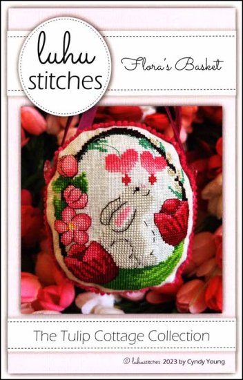 Flora's Basket Cross Stitch Pattern by Luhu Stitches