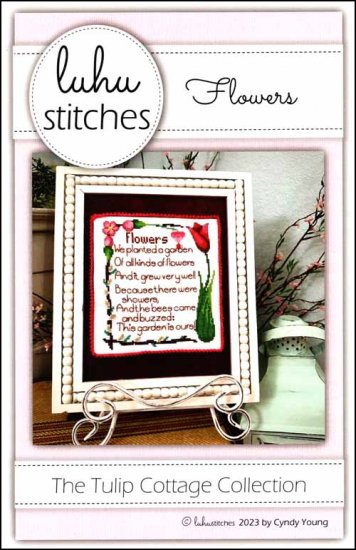 Flowers Cross Stitch Pattern by Luhu Stitches