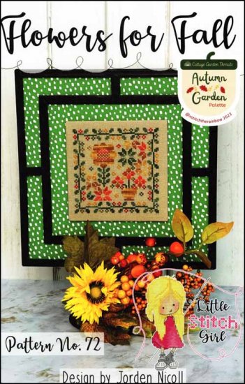 Flower for Fall Cross Stitch Pattern by Little Stitch Girl
