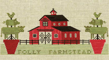 Folly Farmstead Cross Stitch Pattern by Artful Offering