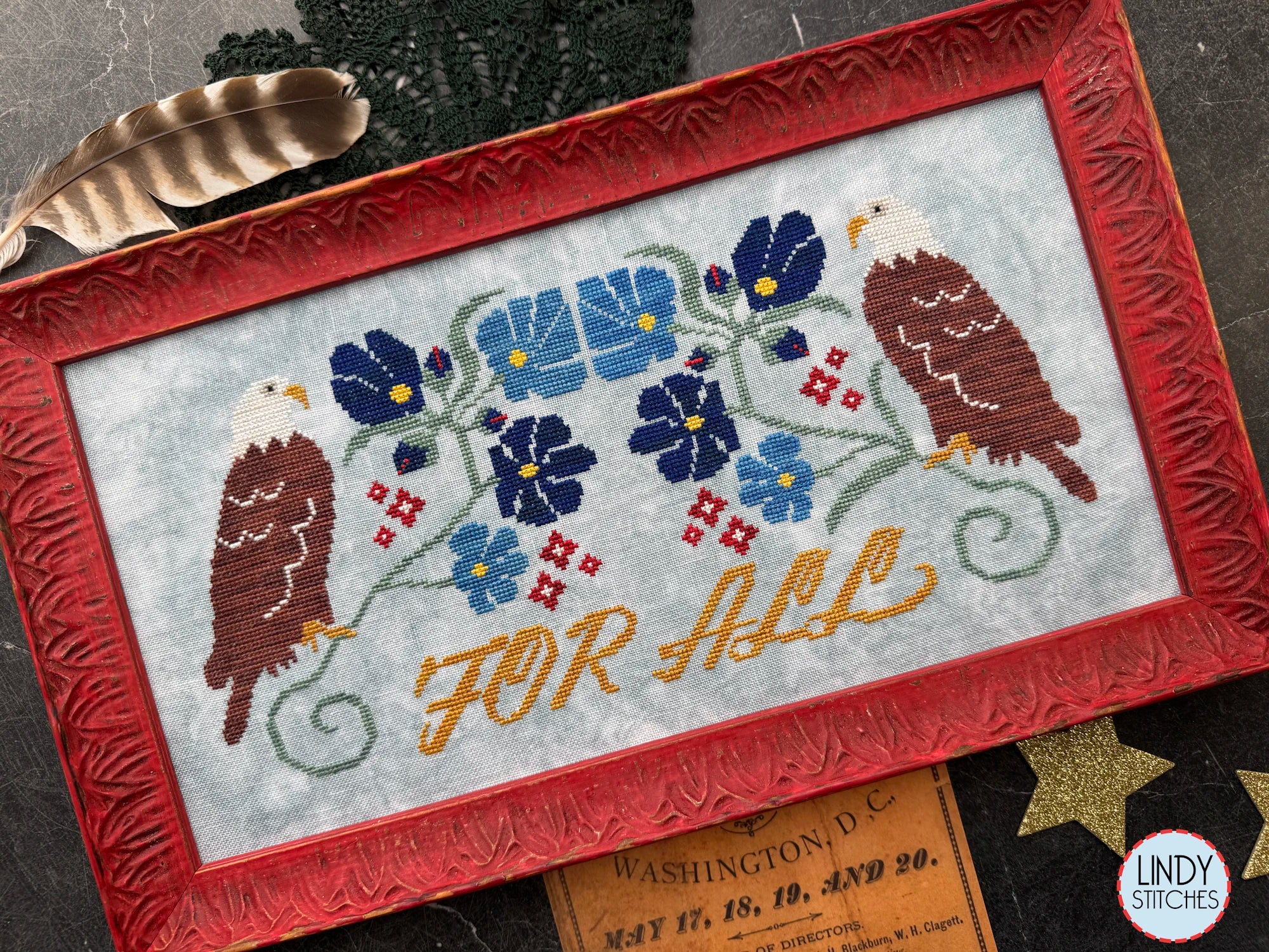 Lindy Stitches FOR ALL Cross Stitch Pattern 3 Variations
