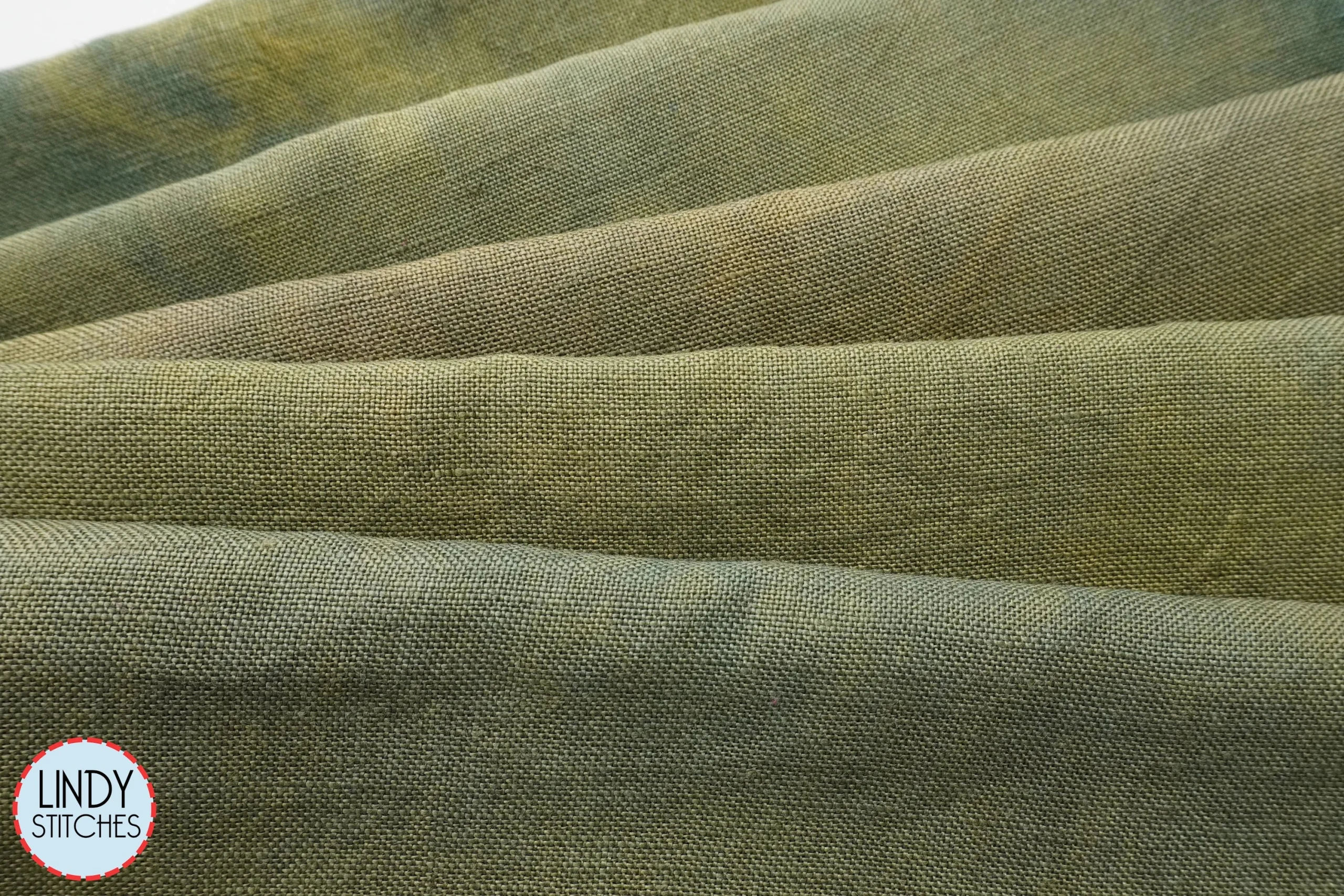 40 count Seaweed Linen Cross Stitch Fabric by Fox and Rabbit
