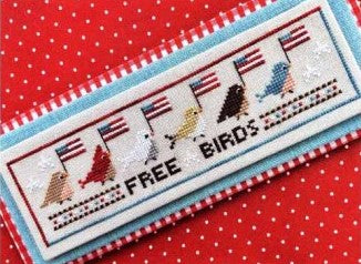 Free Birds Cross Stitch Pattern by Sweet Wing Studio