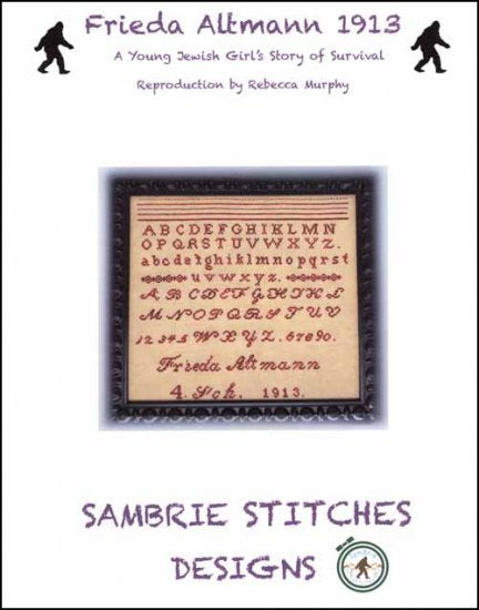 Freida Altmann 1913 Cross Stitch Pattern by SamBrie Stitches Designs