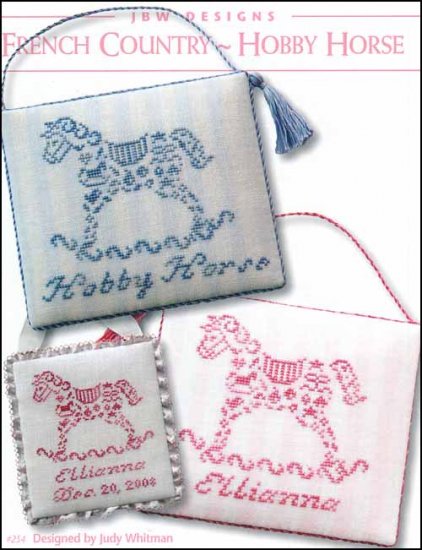 French Country Hobby Horse Cross Stitch Pattern by JBW Designs