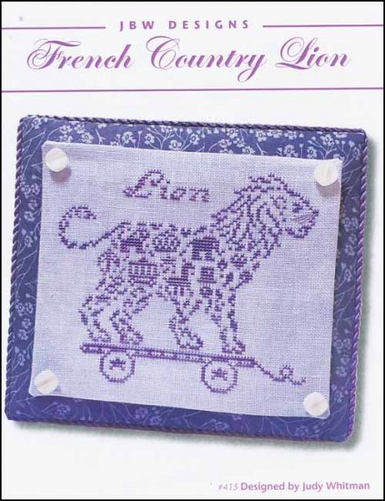 French Country Lion Cross Stitch Pattern by JBW Designs