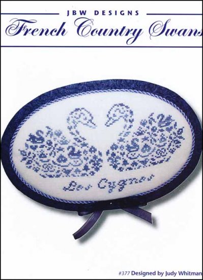 French Country Swans Cross Stitch Pattern by JBW Designs