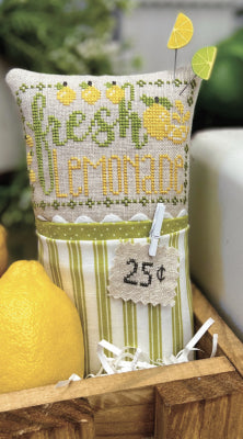Fresh Lemonade Cross Stitch Pattern by Primrose Cottage Stitches