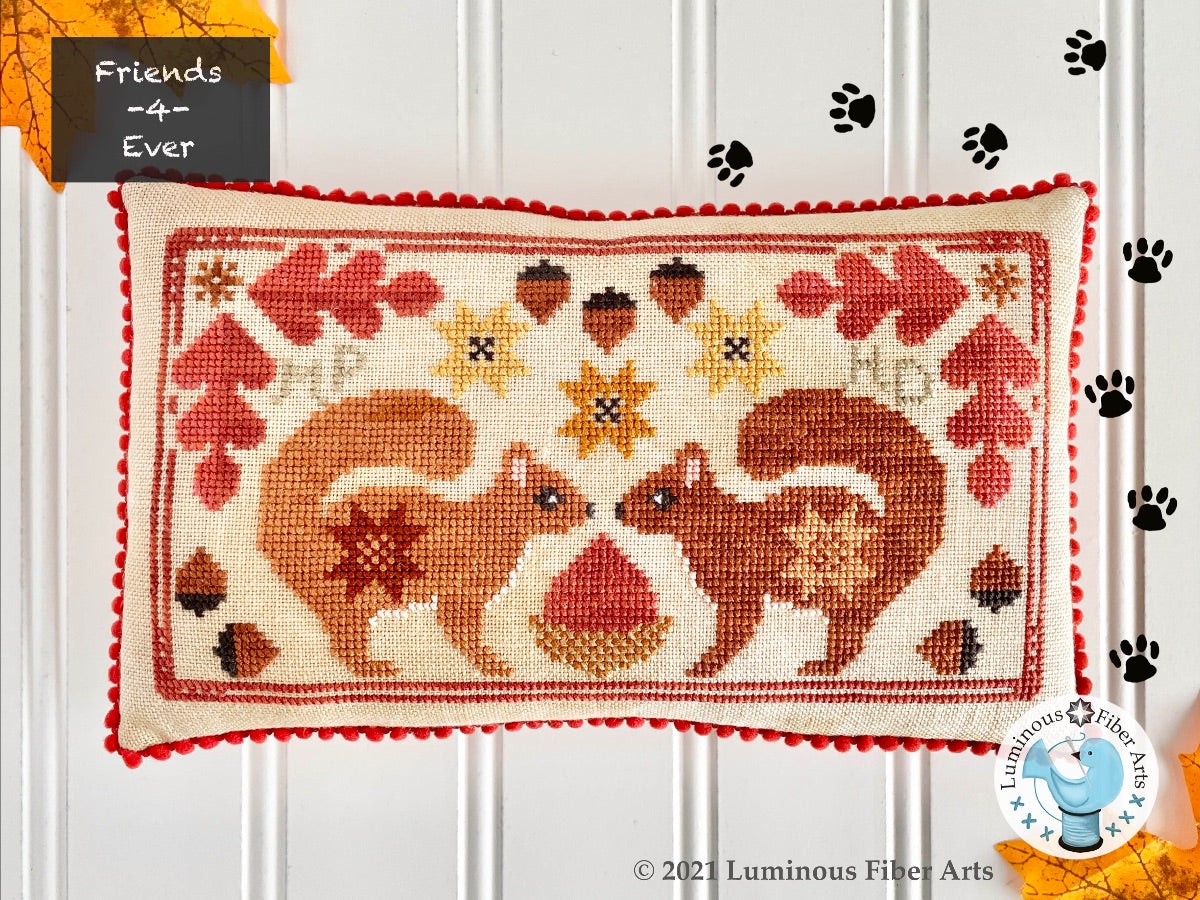 Friendship Series: Stashing Squirrels | Luminous Fiber Arts