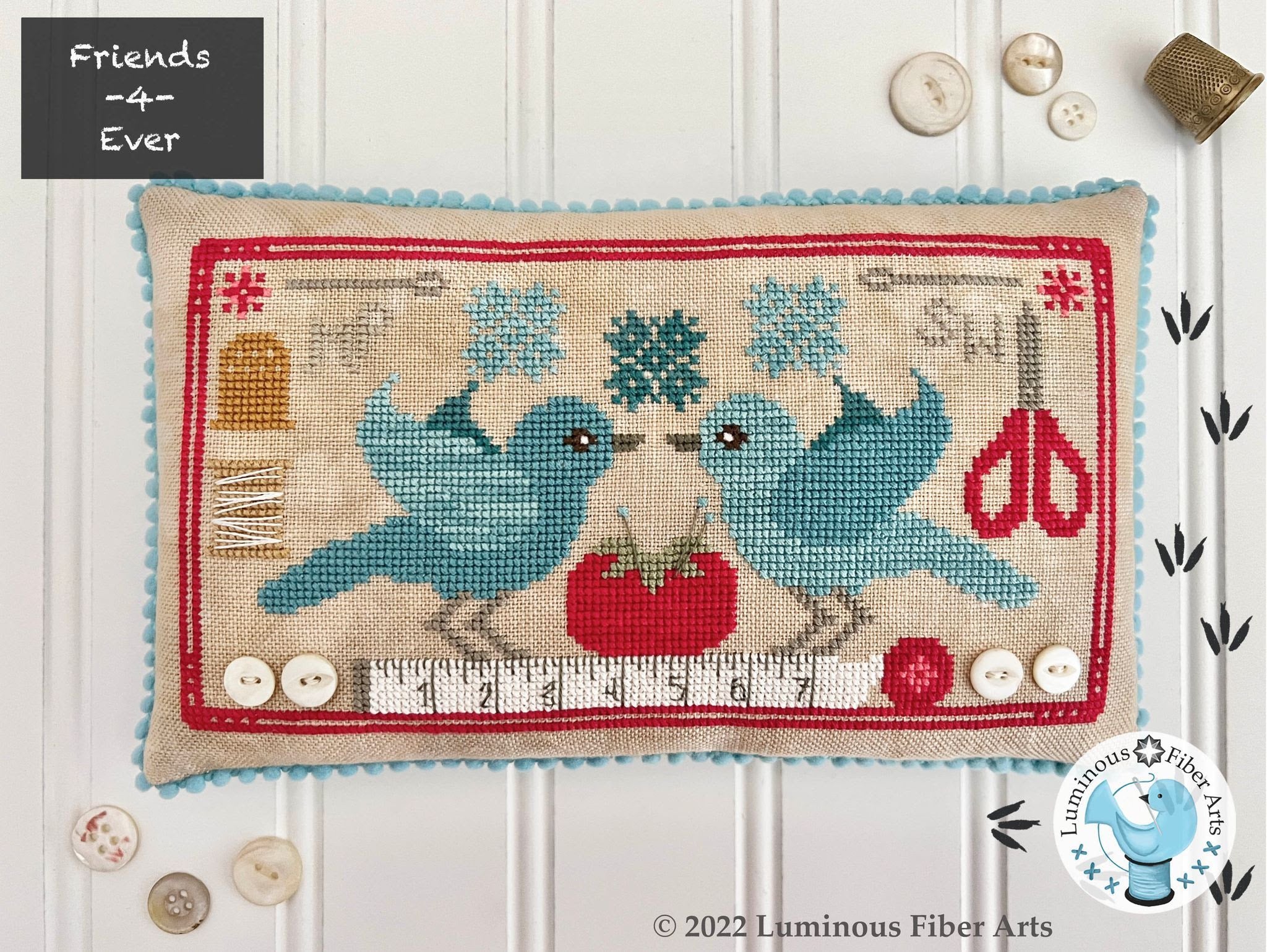 Friendship Series: Stitching Birds | Luminous Fiber Arts
