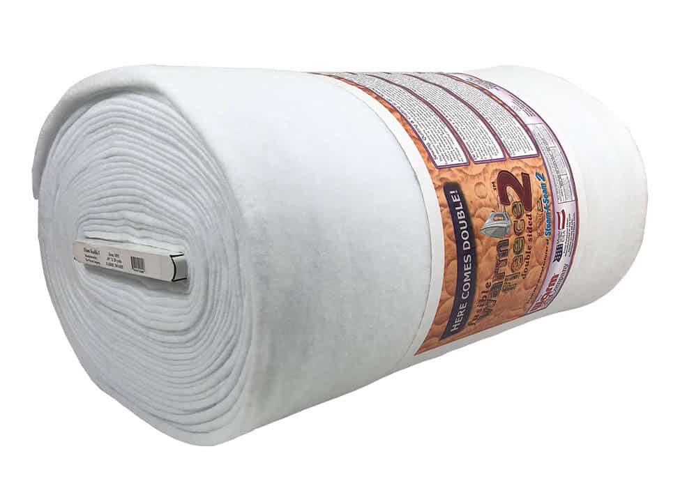 Warm Fleece Double Sided Fusible Batting 45in Wide