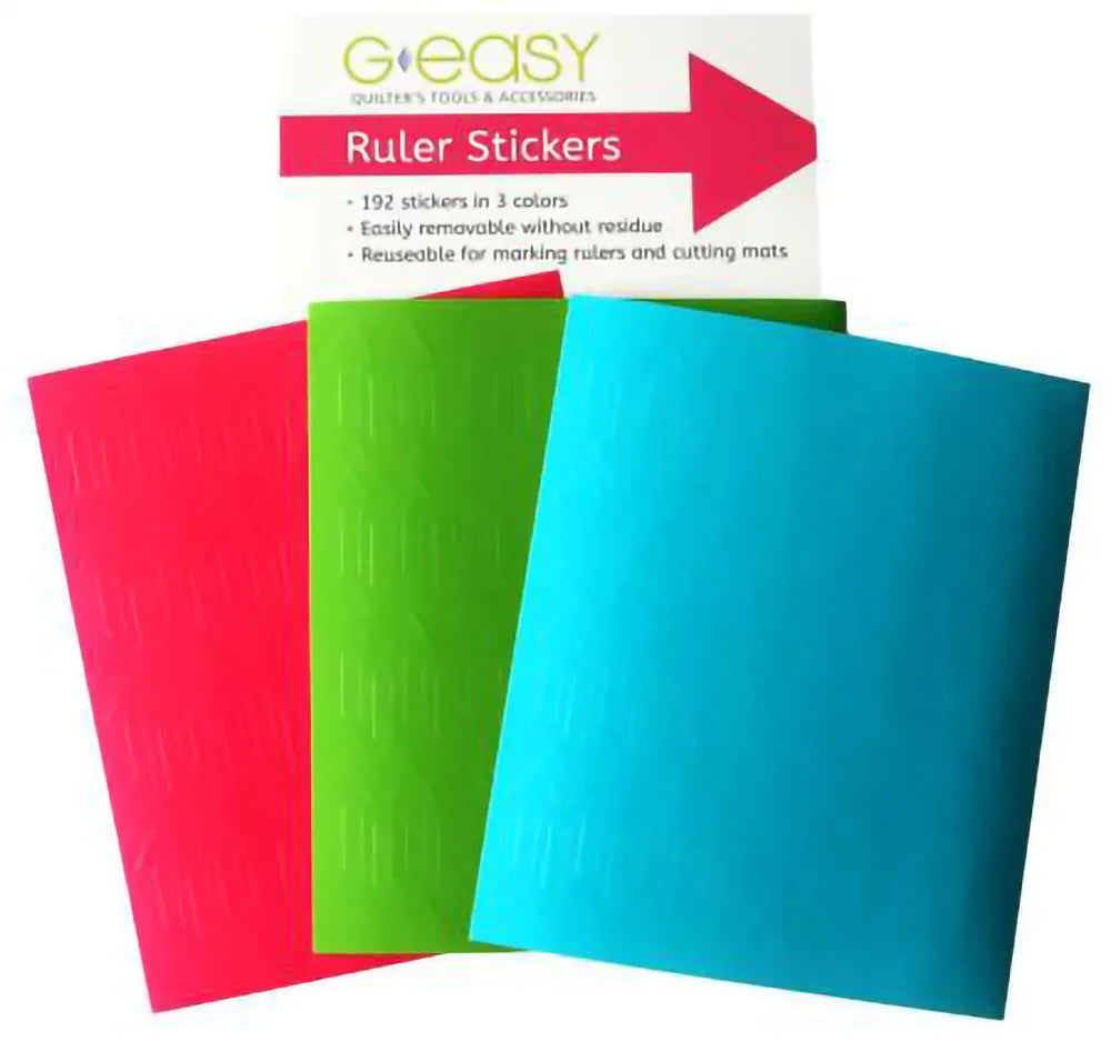 GEasy Ruler Stickers Tropical Brights Palette