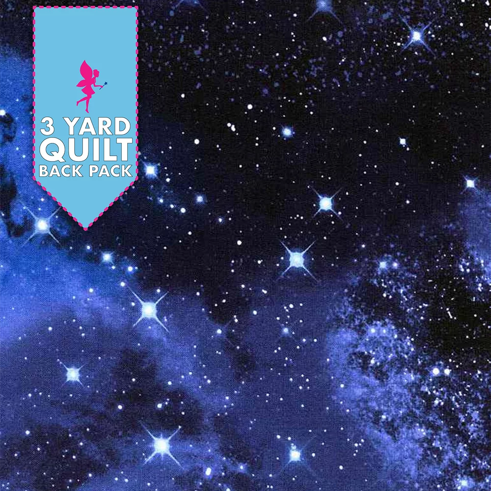 Galaxy 108" Wide 3 Yard Quilt Fabric Back Pack