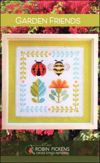 Garden Friends Cross Stitch Pattern by Robin Pickens