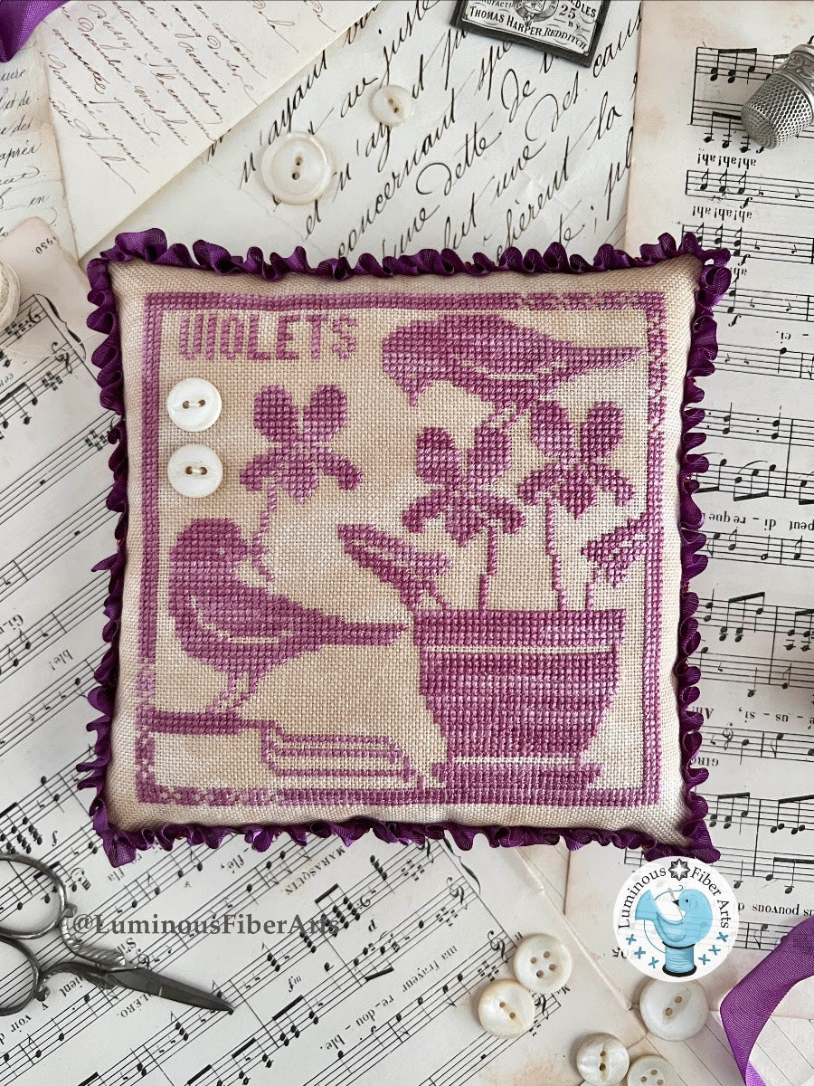 Gathering Violets | Luminous Fiber Arts