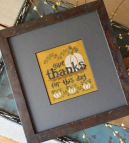 Give Thanks Cross Stitch Pattern by Hands On Design