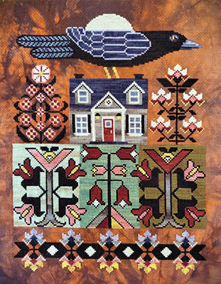 Glenda's Garden Cross Stitch Pattern by The Artsy Housewife