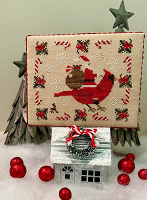 Going To Deliver Toys Cross Stitch Pattern by Running With Needles & Scissors