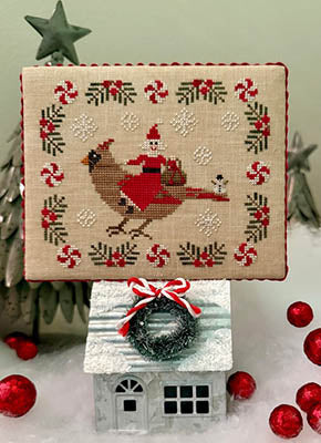 Going To Help Santa Cross Stitch Pattern by Running With Needles & Scissors