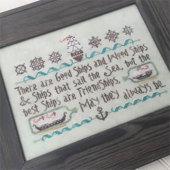 Good Ship Sampler Cross Stitch Pattern by Hands On Design