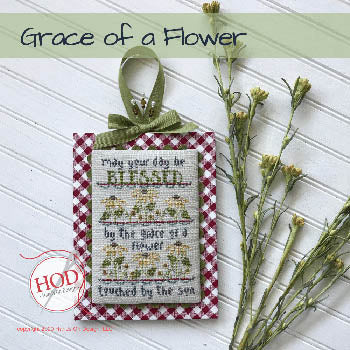 Grace Of A Flower Cross Stitch Pattern by Hands On Design