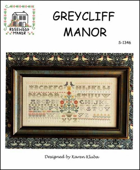 Greycliff Manor Cross Stitch Pattern by Rosewood Manor