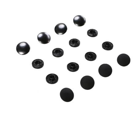 Tool-free Snaps - Set of Four - Black Metal