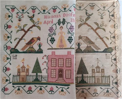 Hannah Bonfield, 1841 Cross Stitch Pattern by Crowsfeetstitching