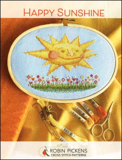 Happy Sunshine Cross Stitch Pattern by Robin Pickens