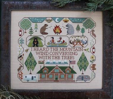 Happy Campers Cross Stitch Pattern by The Blue Flower