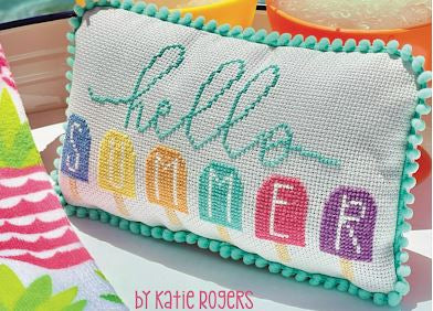 Hello Summer Cross Stitch Pattern by Primrose Cottage Stitches