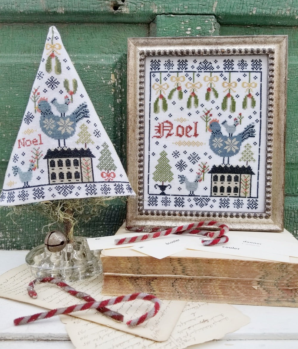 Third Day of Christmas Sampler & Tree by Hello from Liz Mathews