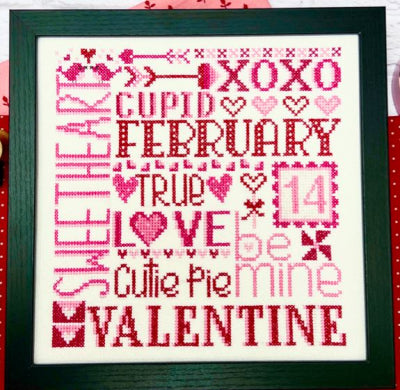 Hey Sweetheart Cross Stitch Pattern by Primrose Cottage Stitches