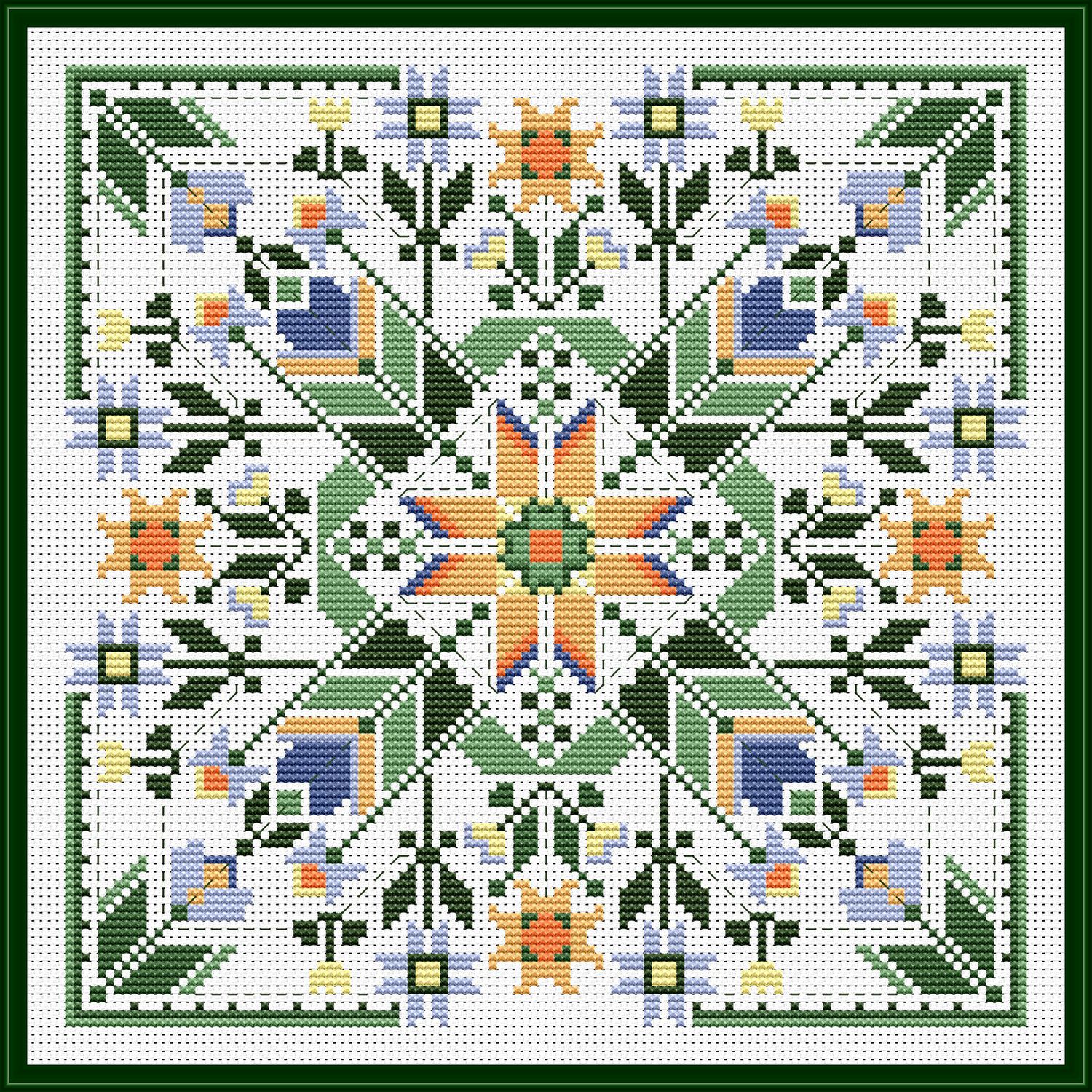 Hillside Picnic | Cross Stitch Pattern by CM Designs
