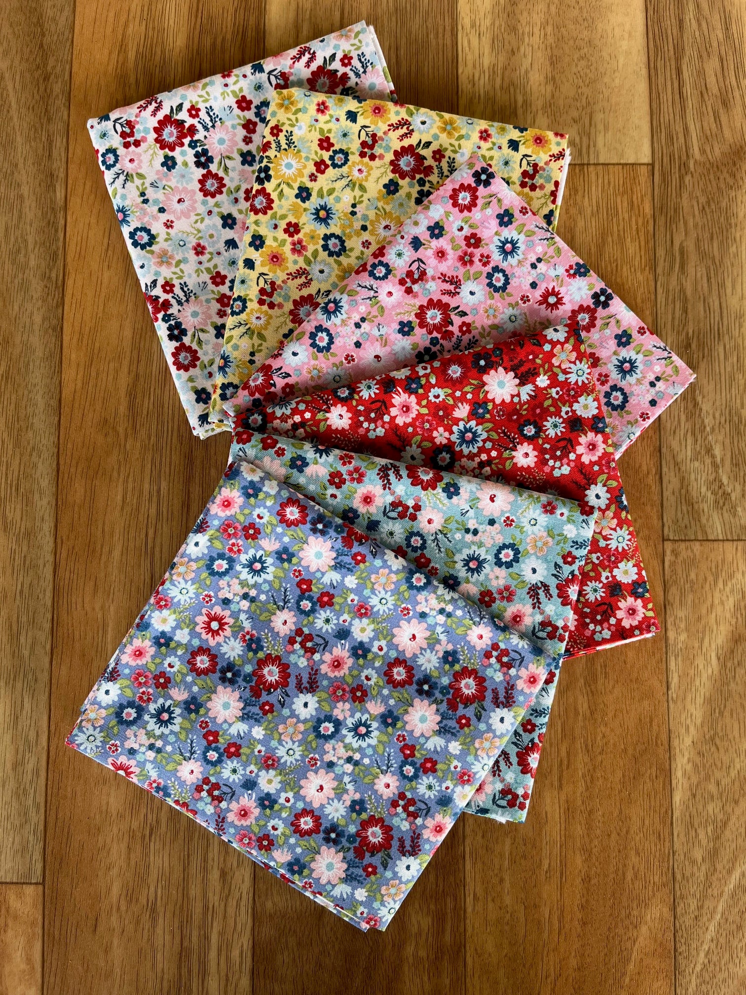 Hip Hip Hooray Fat Quarter Bundle by Lori Woods for Poppie Cotton