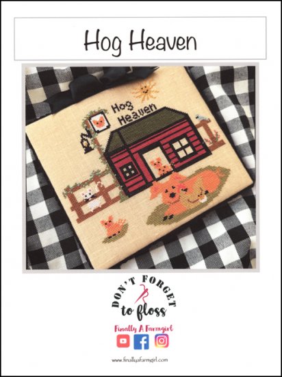 Hog Heaven Cross Stitch Pattern by Finally A Farmgirl