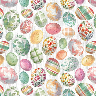 Blank Quilting Corp. - Easter Wishes by Sila M. Studio - 3790-01 - Easter Eggs