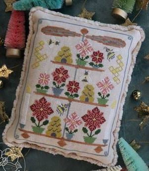 Holiday Card 2022 Cross Stitch Pattern by The Blue Flower