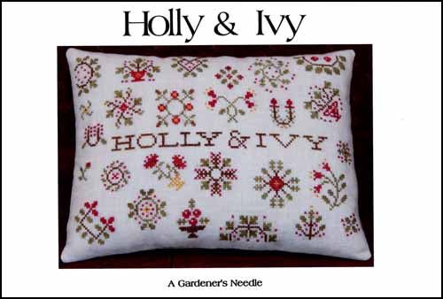 Holly & Ivy | Cross Stitch Pattern by A Gardener's Needle