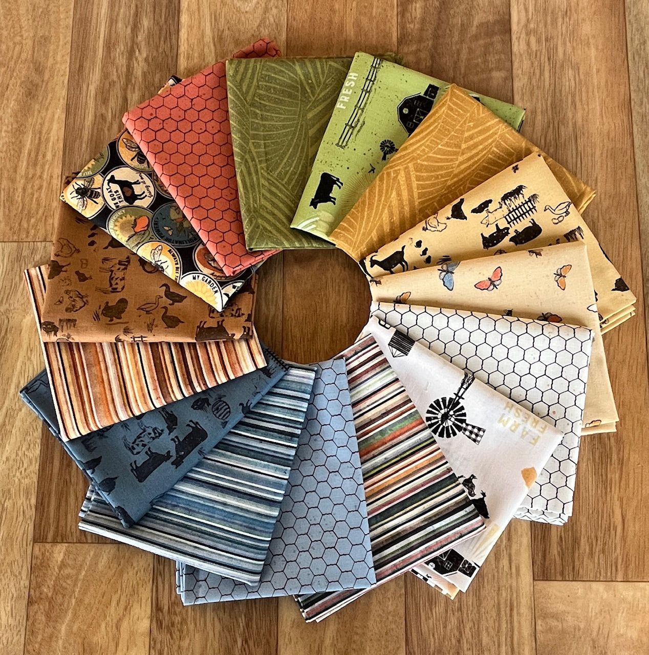 Homesteading Fat Quarter Bundle Dan Dipaolo for Clothworks Fabrics