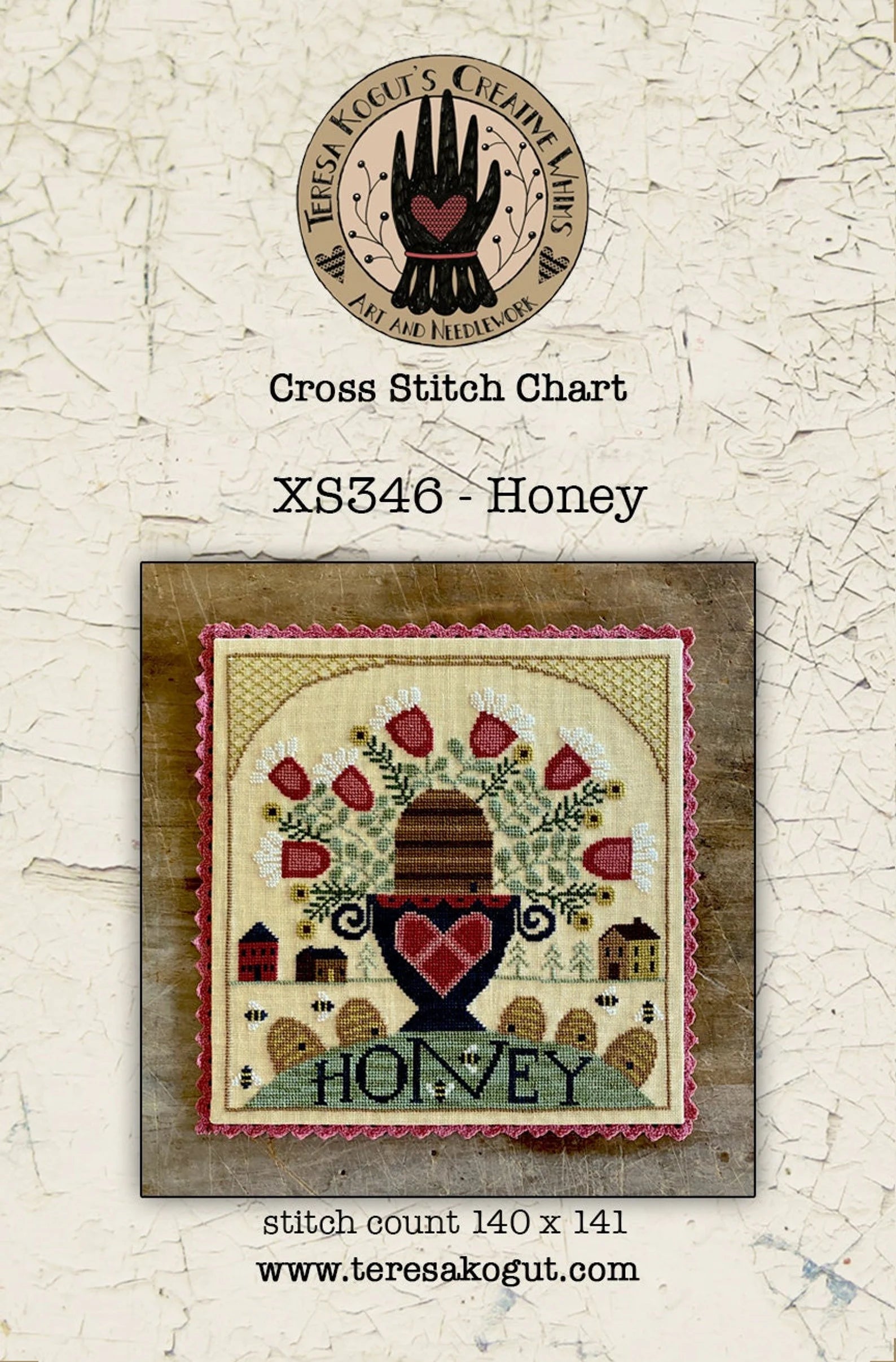 Honey Cross stitch pattern by Teresa Kogut