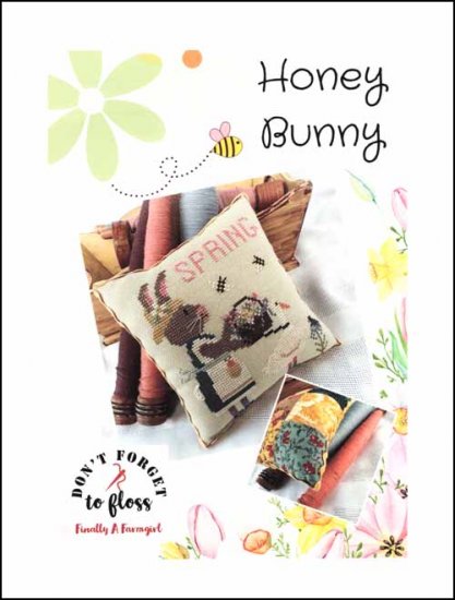 Honey Bunny Cross Stitch Pattern by Finally A Farmgirl